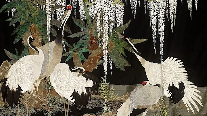 Cranes, Cycads and Wisteria  Viewing Art Mindfully...