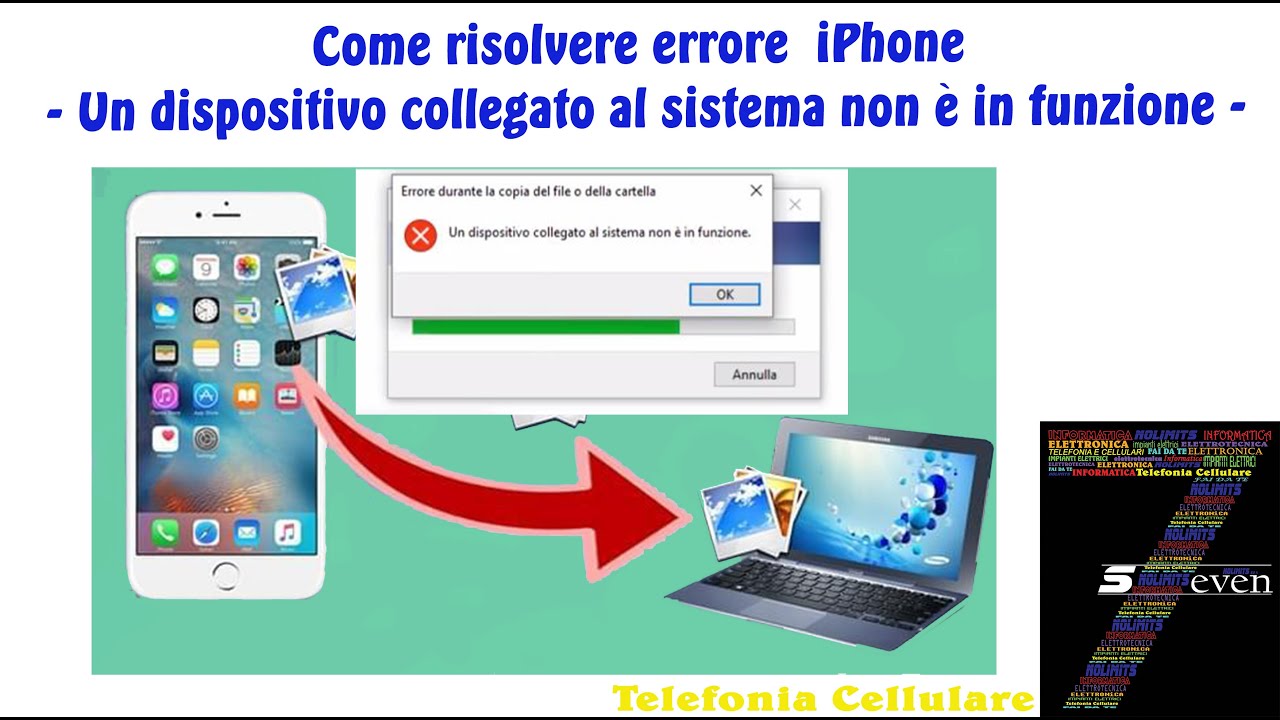 come risolvere errore iphone un dispositivo collegato al sistema non è