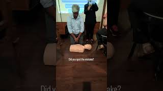 CPR Training Mistake You Must Avoid! | Don’t Lift Your Hands During Chest Compressions #shotrs