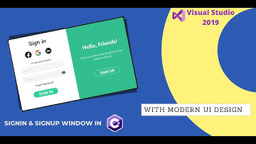 Create Signin & Signup Window in C# Using Access Database