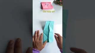 DIY cute gift bag | No glue paper craft #shorts #papercraft #theeasyart #noglue