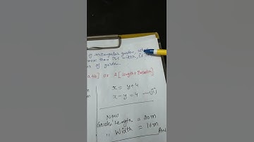 Find dimensions of rectangular garden with perimeter (Part-i)