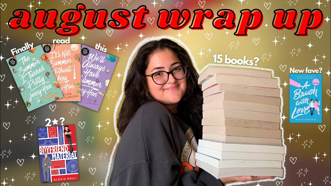 All the books I read in August! Monthly reading wrap up📚 - YouTube
