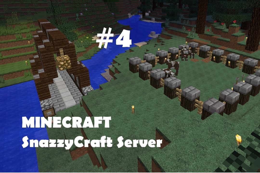 Minecraft SnazzyCraft Server Episode 4  1 Year of YouTube Special!!!