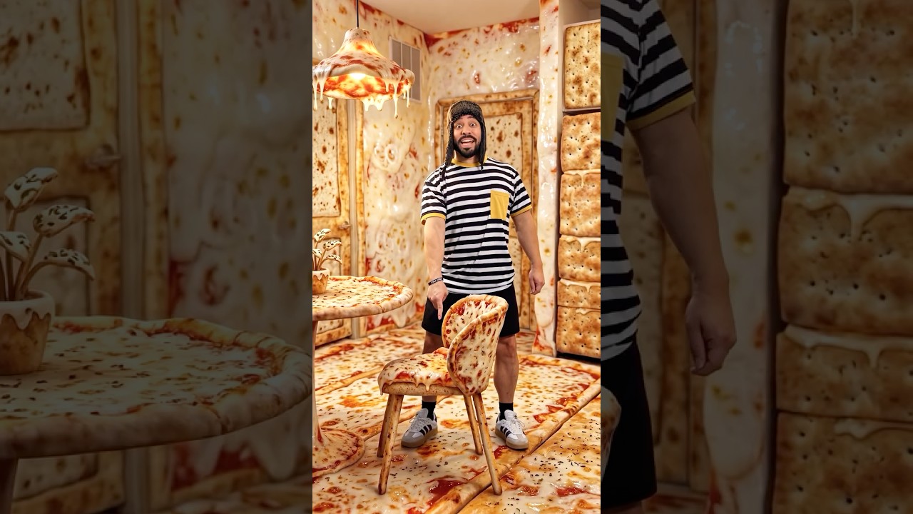 24 Horas en una Casa De PIZZA