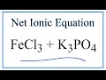 Net Ionic Equations and Spectator Ions