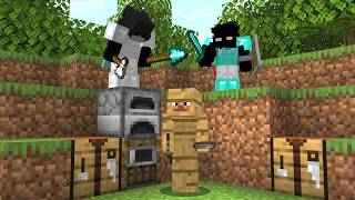 Minecraft SpeedRunner VS 2 Hunters (UNSCRIPTED ATTEMPTS)