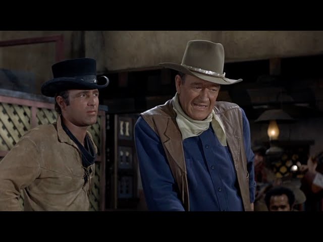 John Wayne - El Dorado (1966) | I AM NOT YOUR SON SCENE  | Classic Western Movie class=