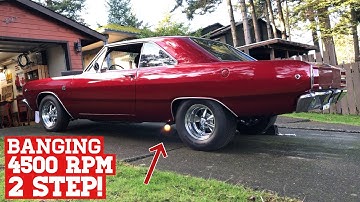 4500rpm driveway MSD 2 step test!