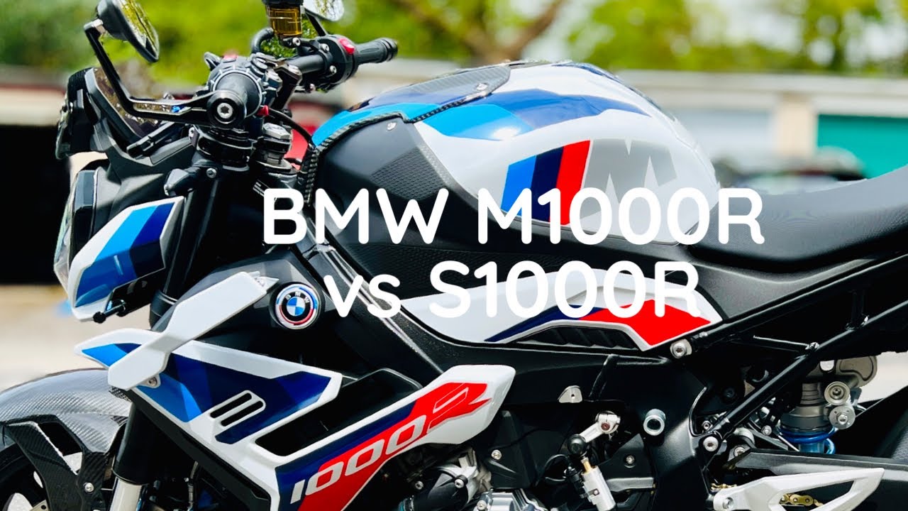 BMW M1000R vs S1000R - YouTube