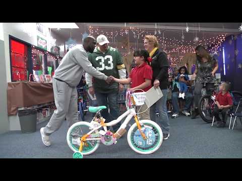 Stanton Elementary Students Get Bicycles for Christmas