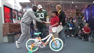 Stanton Elementary Students Get Bicycles for Christmas