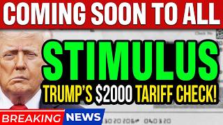 $2000 CHECK UPDATE! Trumps Stimulus Refund Plan After Supreme Courts Ruling On Tariffs
