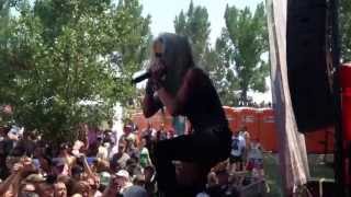 Butcher Babies Deathsurround live at Idaho Rockstar Mayhem festival 2013