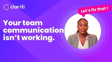 Team Communication |Is Broken AI Powered Clariti Fixes It in One App +