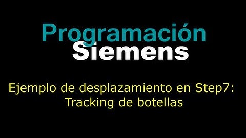 Ejemplo de desplazamiento en step7: tracking de botellas