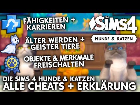 Die Sims 4 Hunde Katzen Cheats Geister Tiere