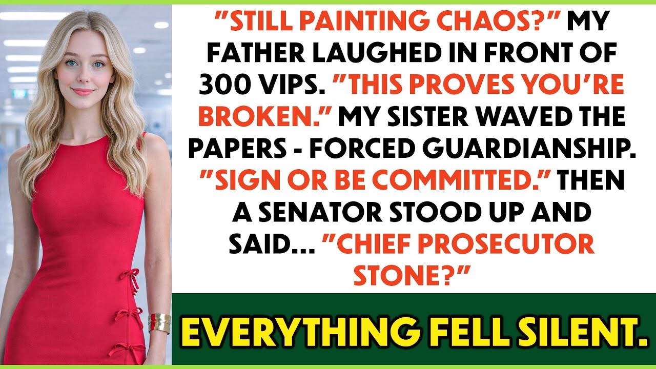 During Merger Gala, Dad Mocked My Crazy Art—Frozen When Senator Greeted Me: 