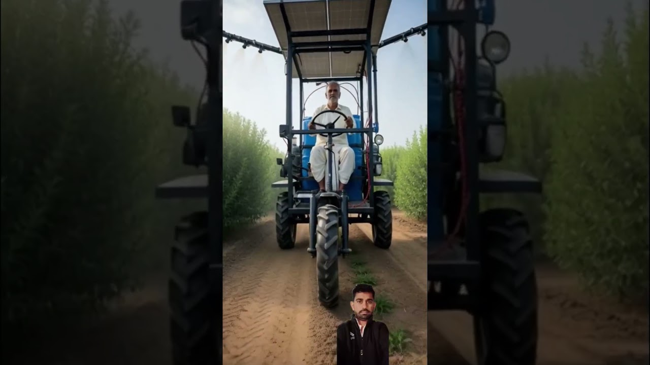 जुगाड़ | सोलर से चलने वाले वहां से स्प्रे करना बागों वाली खेती में | Solar powered spray modify