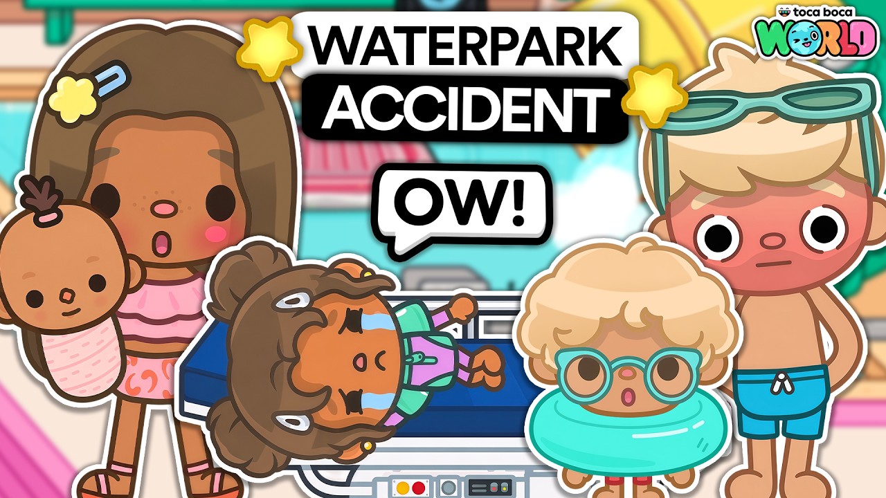STORM HAD AN ACCIDENT AT THE WATERPARK 😭 (EP 30) | Toca Life World Family Roleplay 🌍