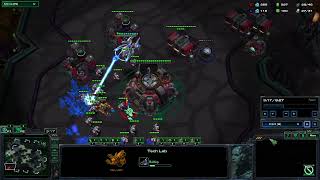 SC2 - Protoss vs Terran - Solid Micro during Proxy Void Ray Rush