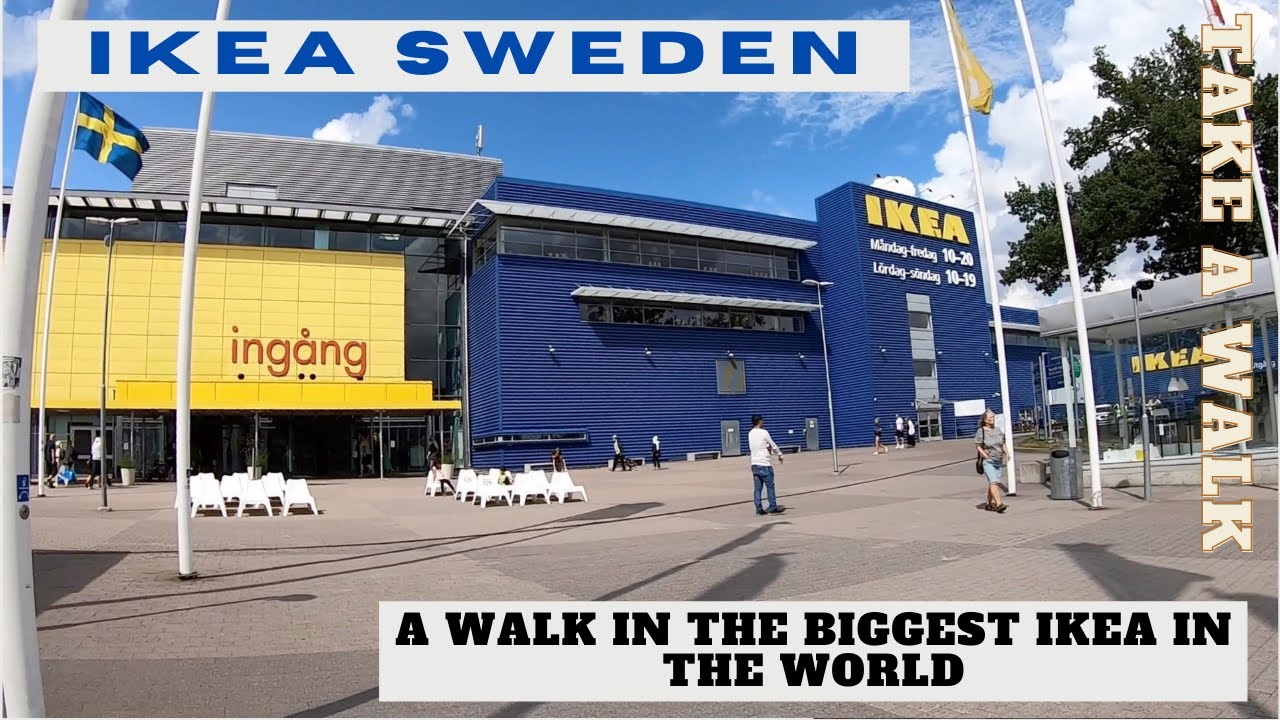 Biggest IKEA in the world is in Sweden, Stockholm. Part 1 of 3 A walk