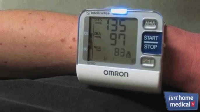 Omron 7 Series Wireless Bluetooth Wrist Blood Pressure Monitor (Model  BP654) 
