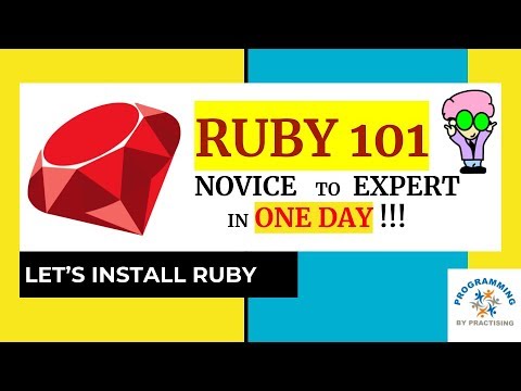 ruby 101 ruby installation environment setup novice to expert in novice to expert