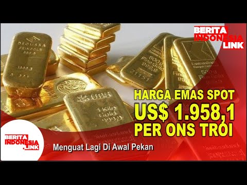 Harga Emas Spot Menguat 0,4%