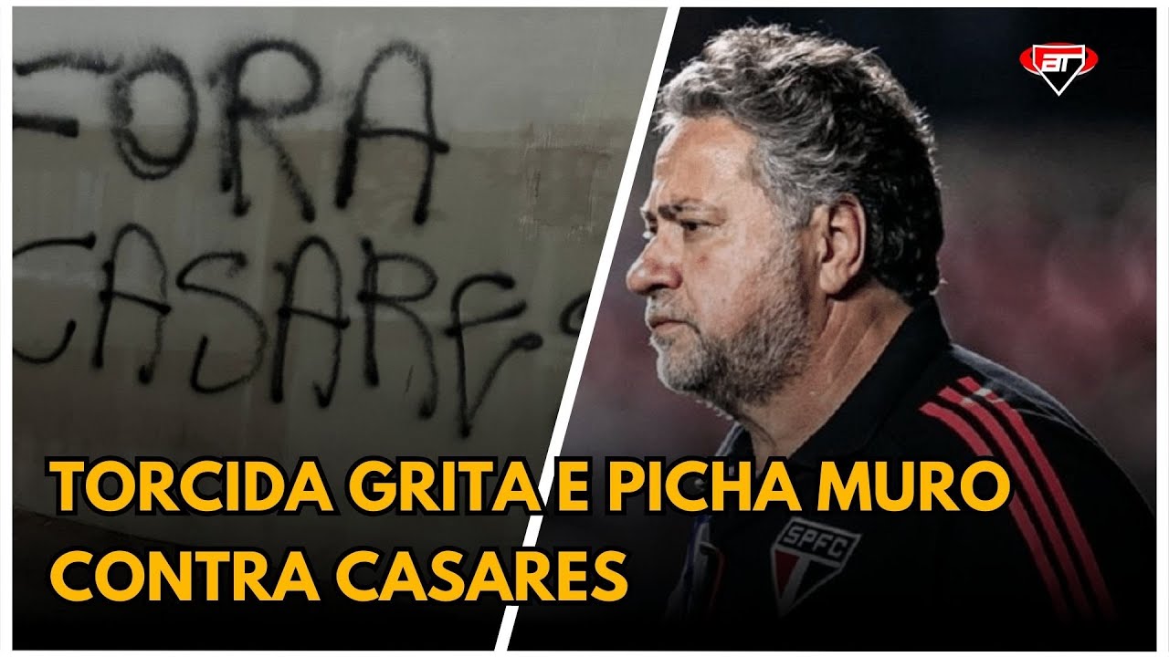 “FORA CASARES!”: Torcida PROTESTA CONTRA PRESIDENTE DO SÃO PAULO após eliminação