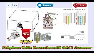 How To Make A Telephone Cable RJ11 in Hindi/Urdu screenshot 2