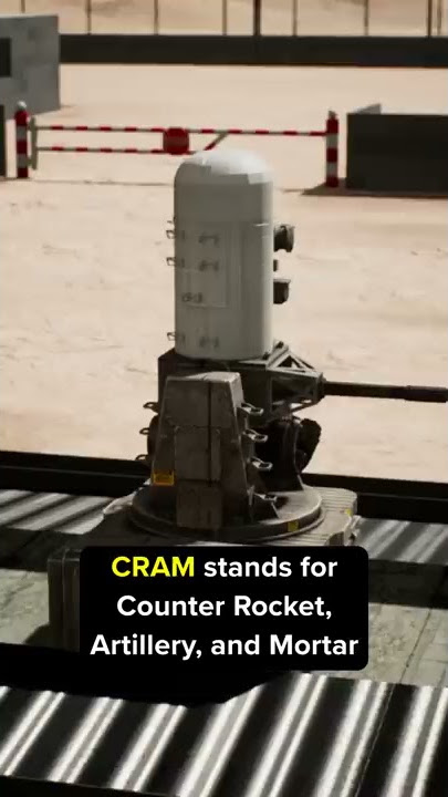C-RAM Weapon System Shoots Down Missiles and Rockets