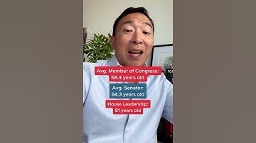 Andrew Yang PUSHES For Term Limits In Congress