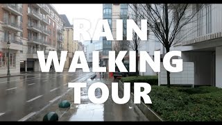rain walk in Brussels Belgium | Uccle district | may 2022