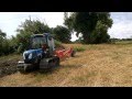 Angeloni shark trivomere hp trainato su new holland tk 4060 m cab in aratura