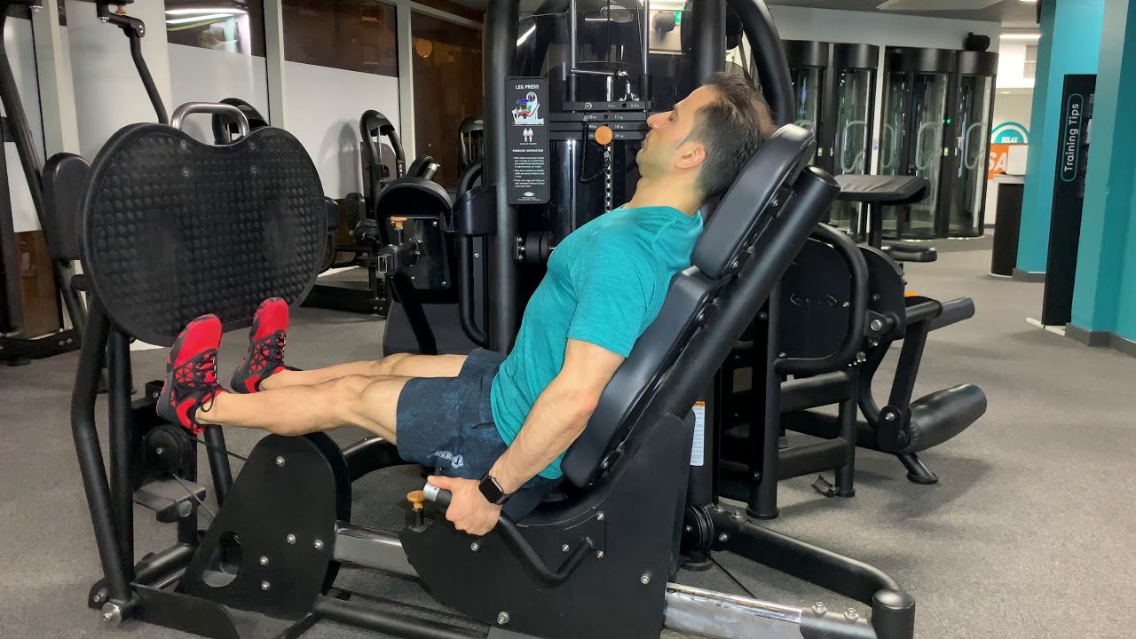 Calves Raises with Leg Press Machine YouTube