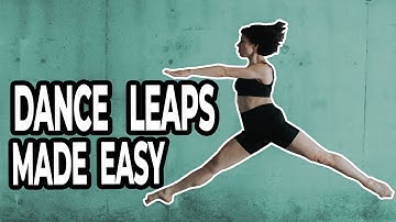 How To Do A Dance Leap [ Dance Skills Tutorial Video For Absolute Beginners ]