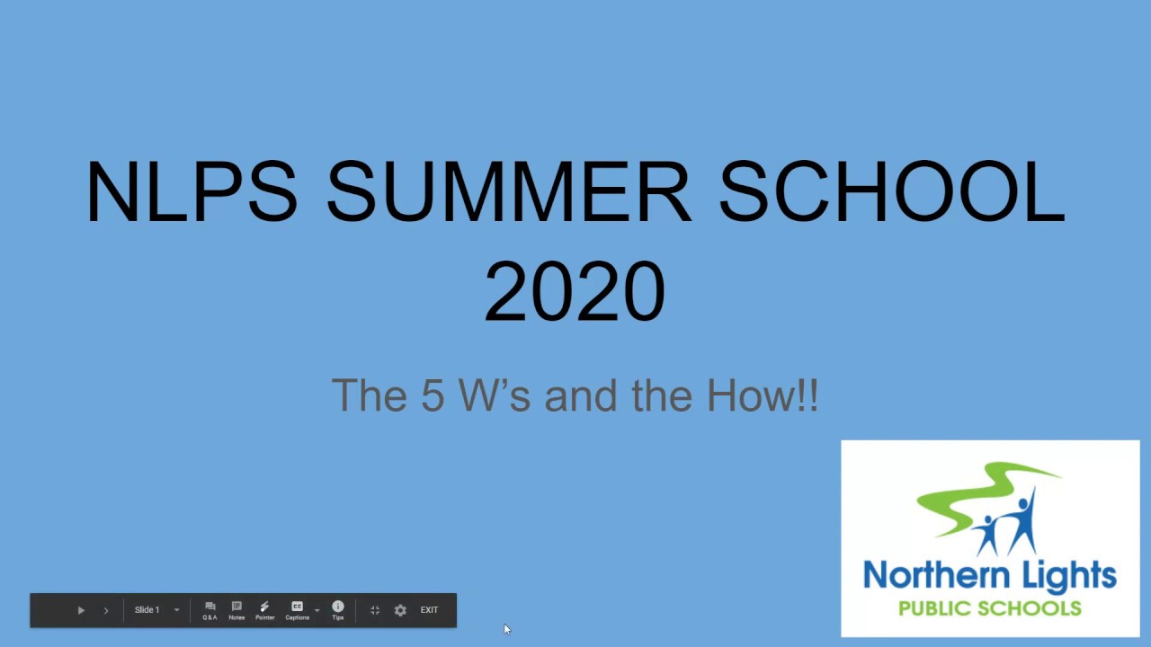 Summer School 2020 Information Video YouTube