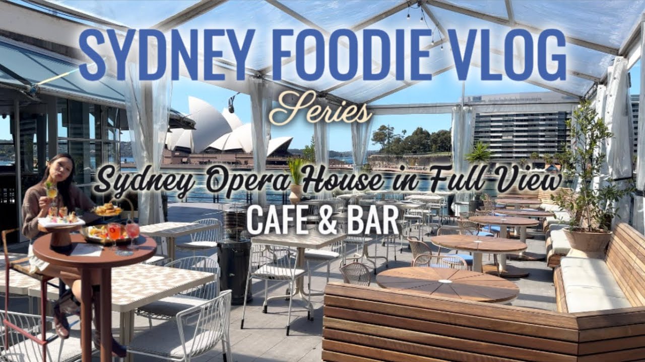 Sydney Foodie Vlog: This Rooftop Bar has the Perfect Sydney Opera House View! #sydneyeats