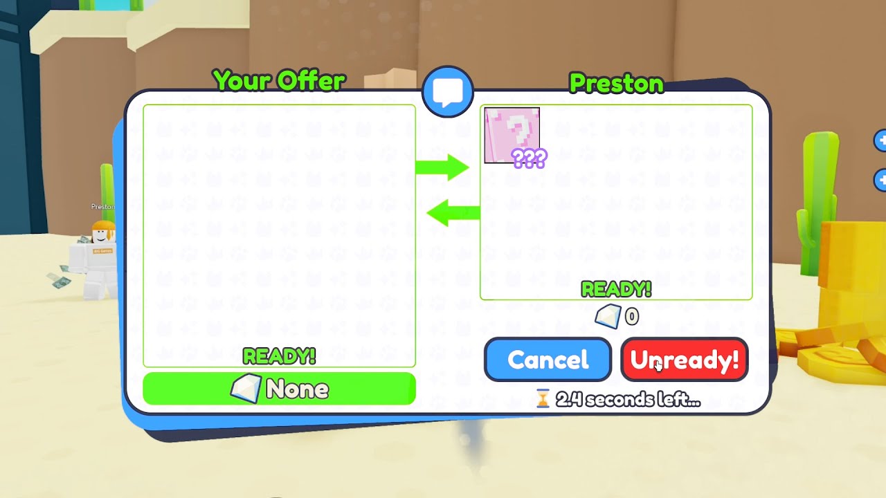 OMG... Preston GAVE me Unreleased Huge Pink Lucky Block in Pet