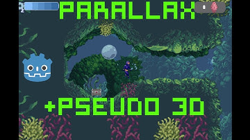 PSEUDO 3D feature will complement 2D PARALLAX Background in Godot 3.2