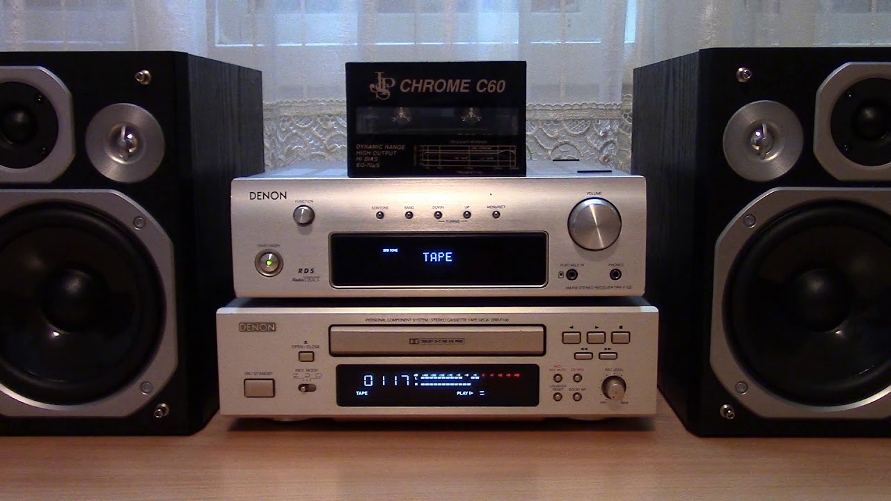 Denon DDR-F100 Cassette Tape Deck - YouTube