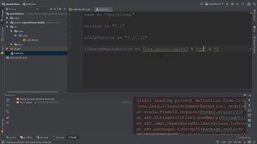 Add Spark dependencies to the application