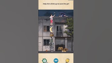 Nightmare puzzles - Level 10 _ Help him climb up to save the girl #games #gaming#shorts #shortsfeed