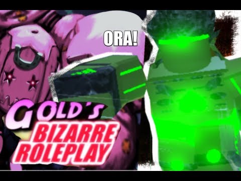 A New Jojo Roblox Rp Game G0ld S Bizarre Roleplay Youtube - steelballrun jojo roleplay roblox