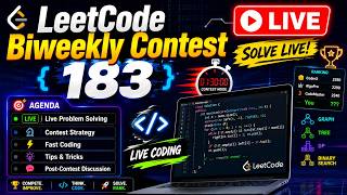 Leetcode Biweekly Contest 183 - Live Problem Solving