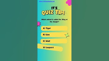 Animal Quiz for Kids | Fun & Easy