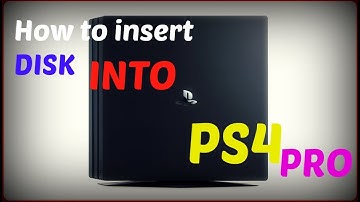 PS4- how to insert DISC into Your Playstation 4 (PRO)- Tutorial (HOW TO PUT IN CD)