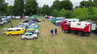 Überflug über das Festgelände zum 27. Trabant- und IFA-Treffen Mühlhausen Thüringen