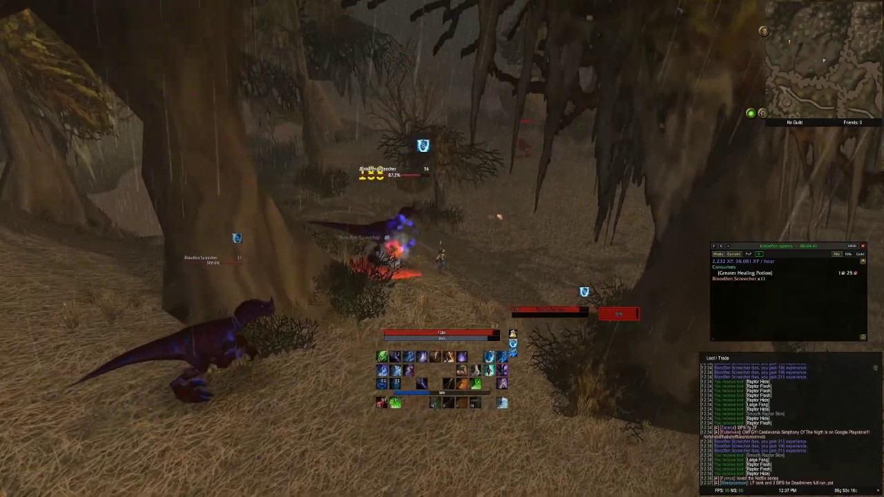 Mage AoE Leveling 35 Bloodfen Screecher - YouTube